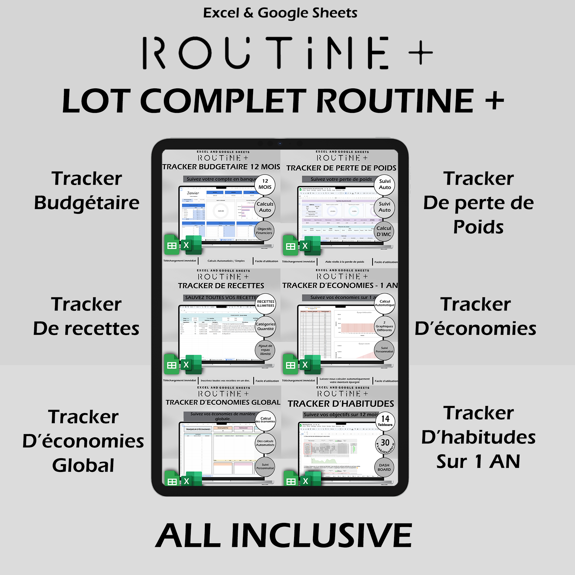 Lot complet de Routine +